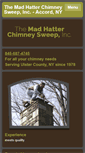 Mobile Screenshot of madhatterchimney.com